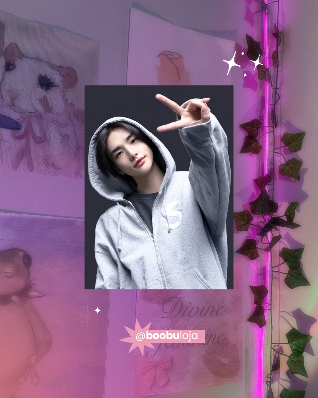 Placa Hyujin moletom