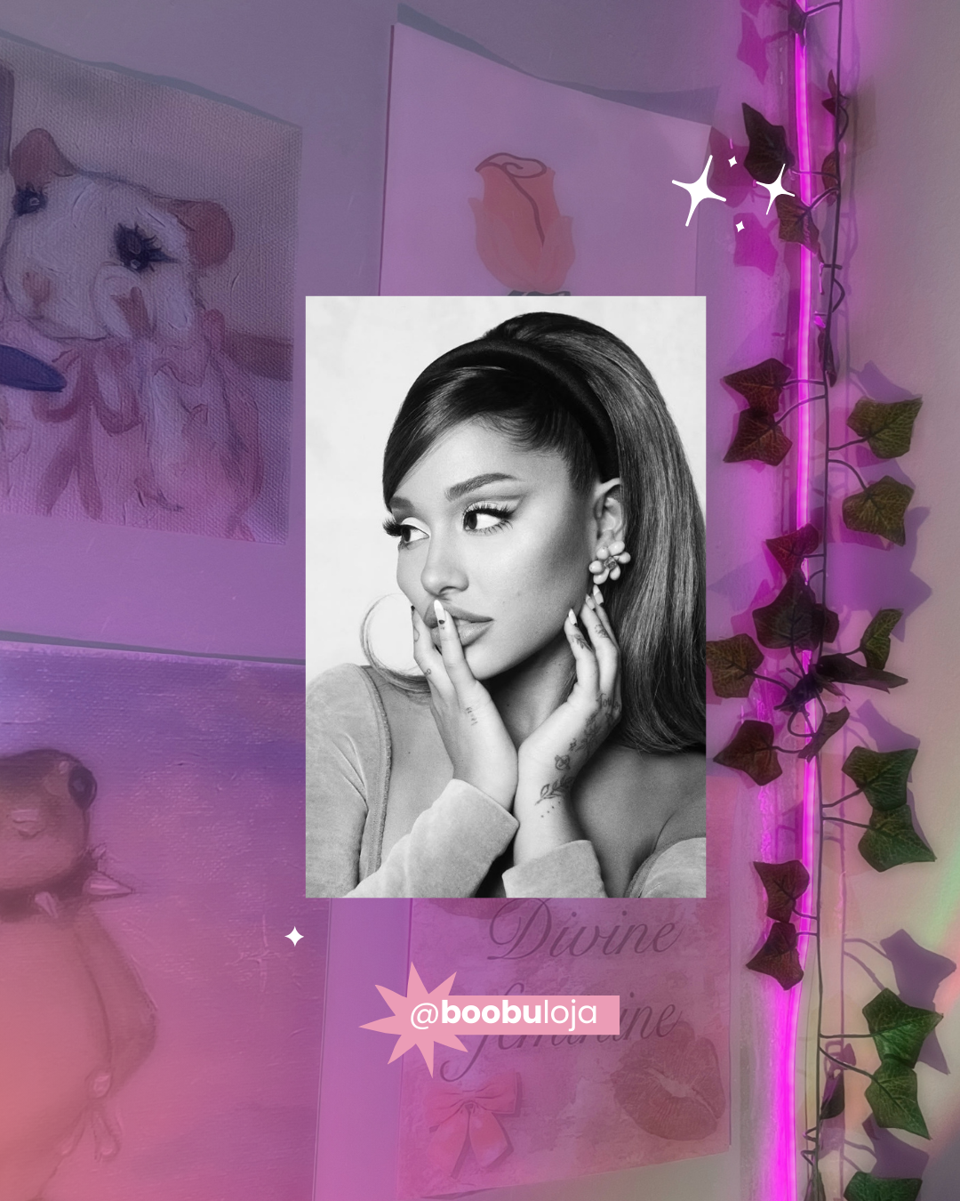 Placa Ariana Grande positions