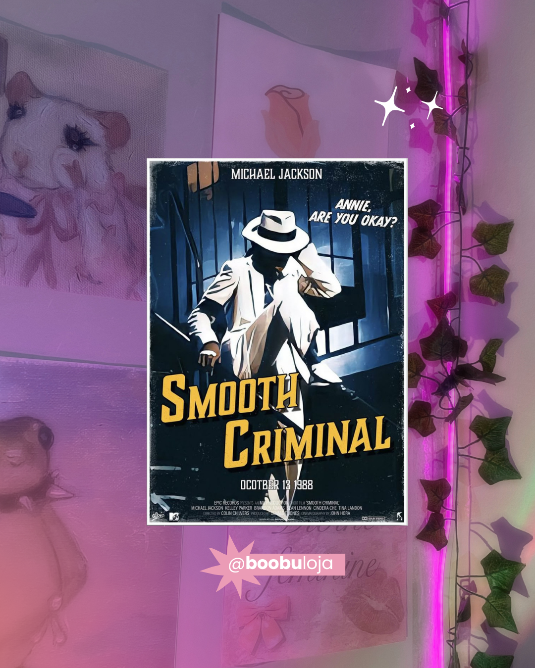 Placa Smooth Criminal