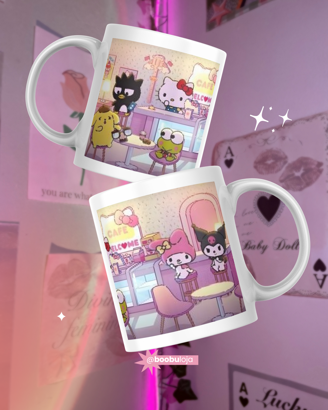 Caneca Hello Kitty Cafe