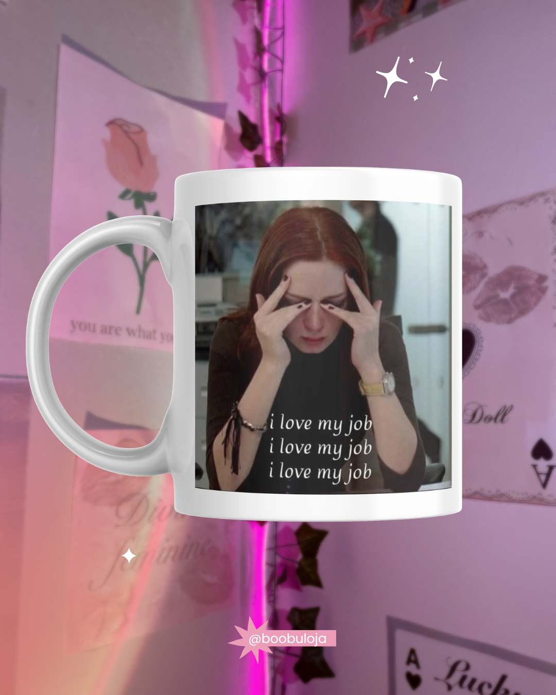 Caneca I love my job