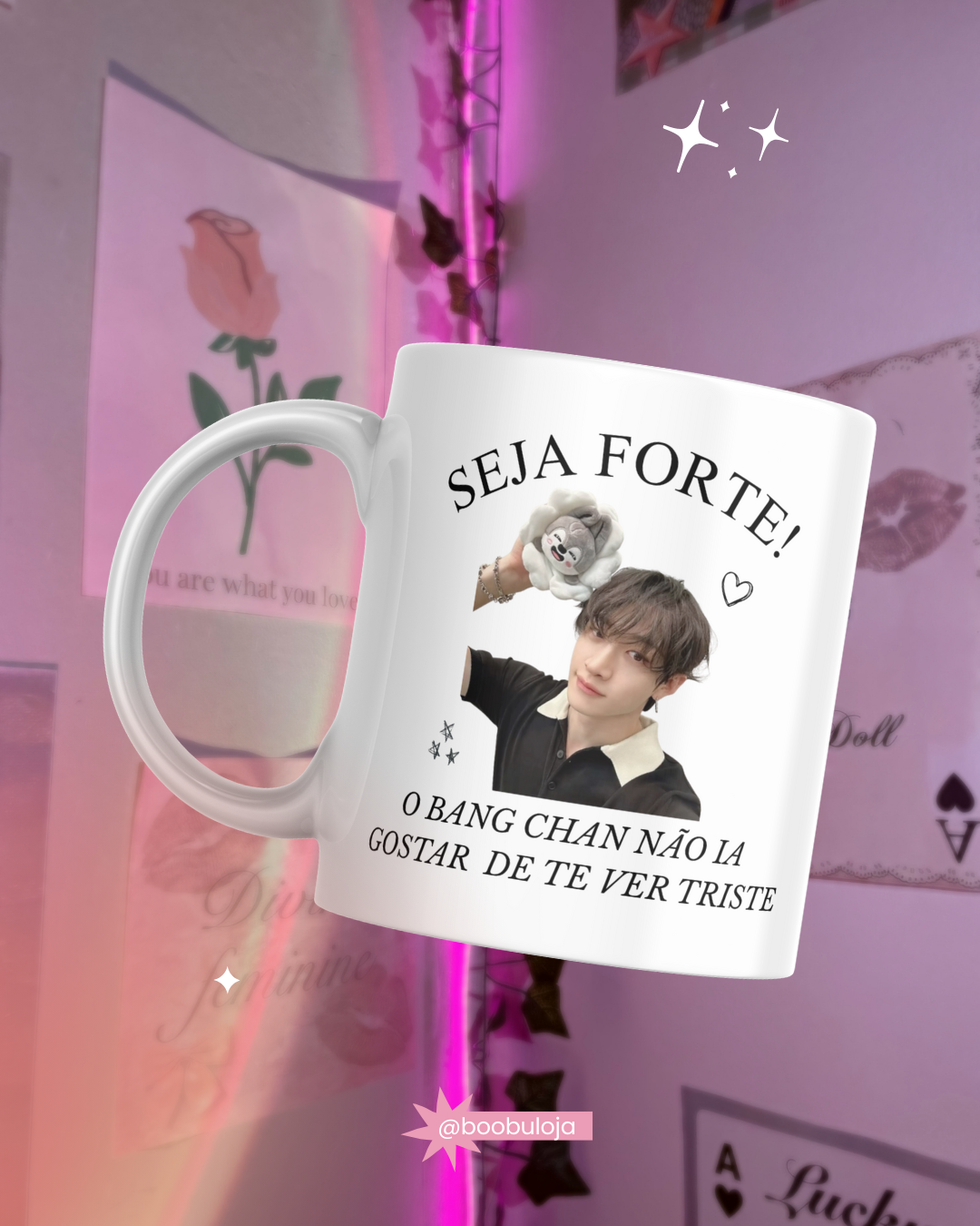 Caneca motivacional KPOP