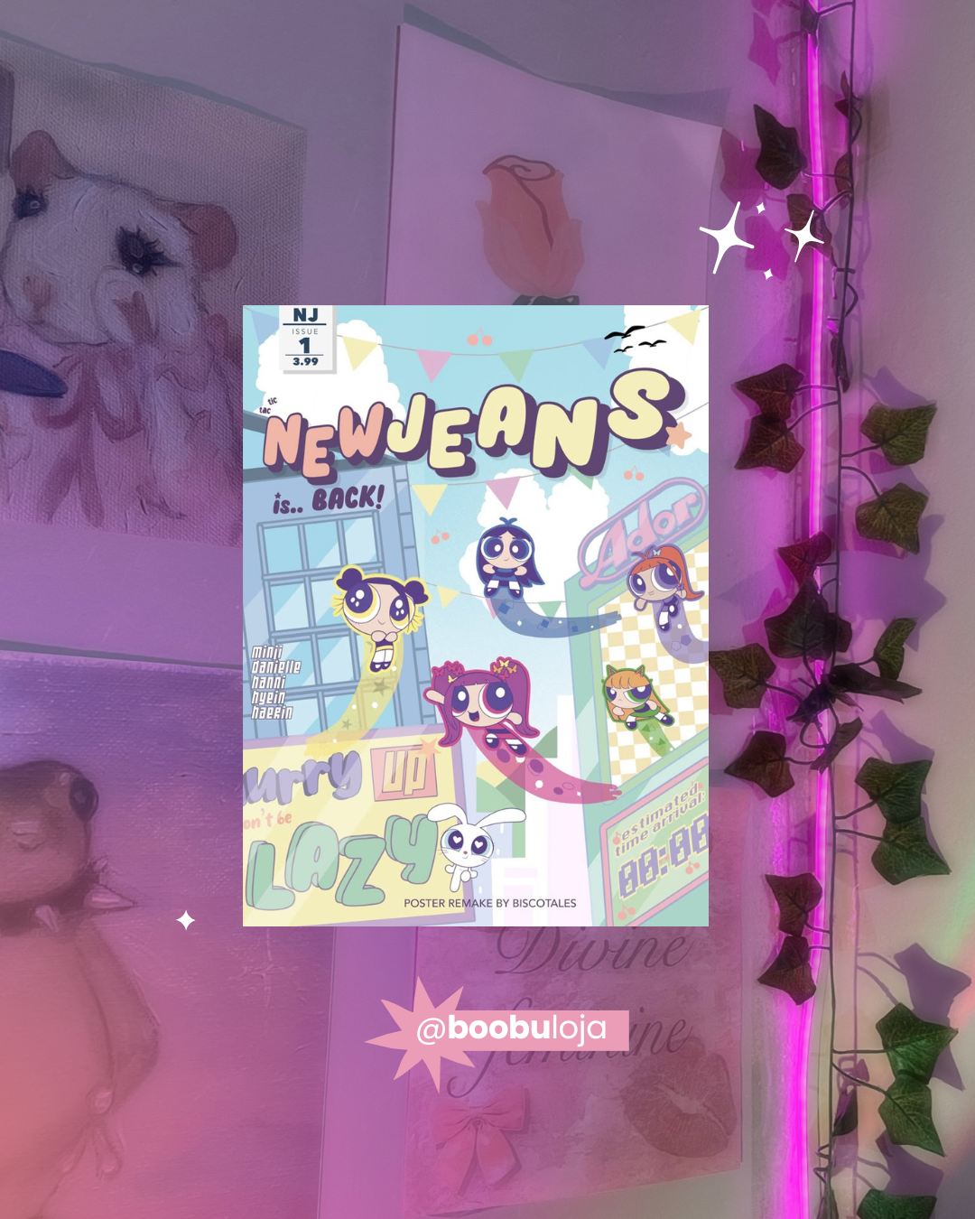 Placa New Jeans super poderosas