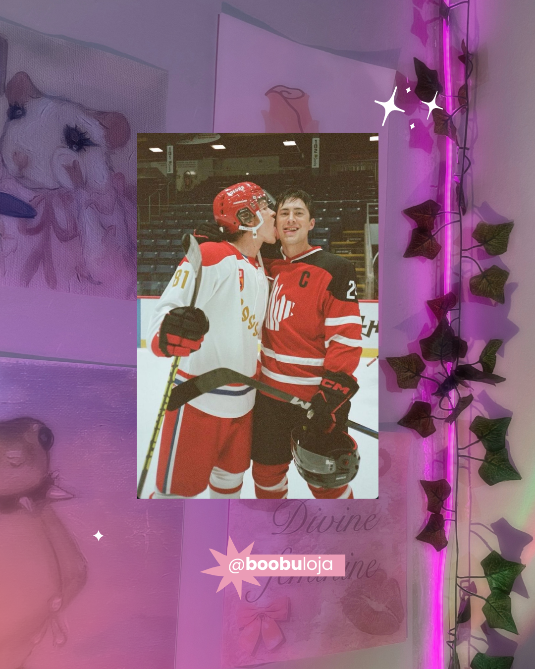 Placa Heated Rivalry beijinho