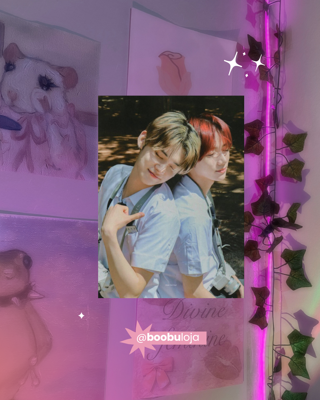 Placa Yeonjun e Beomgyu