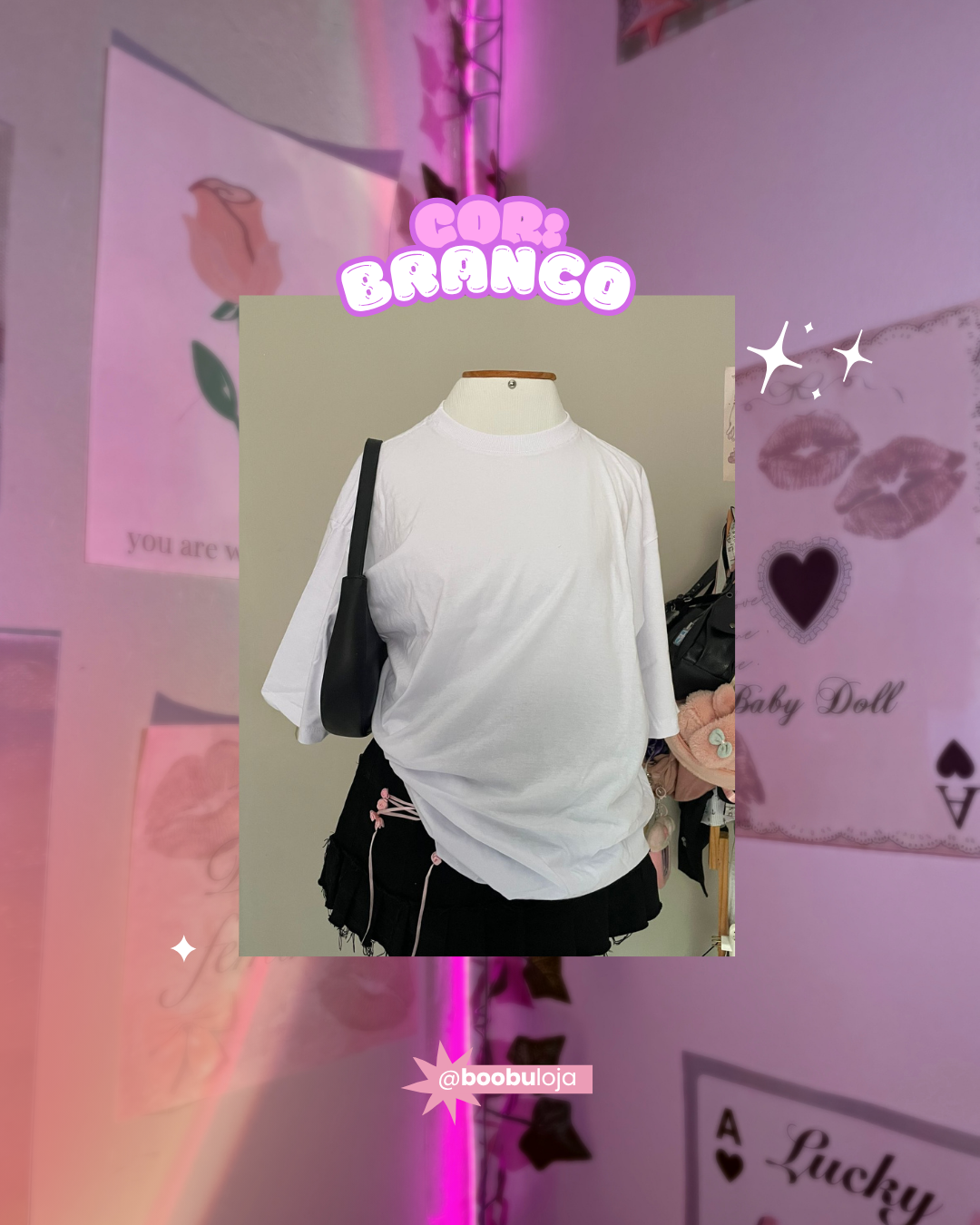 Camisa Oversized personalizável