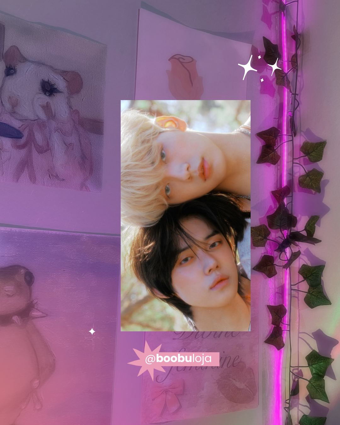 Placa Soobin e Yeonjun