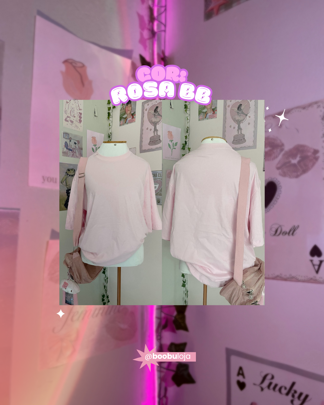 Camisa Oversized personalizável