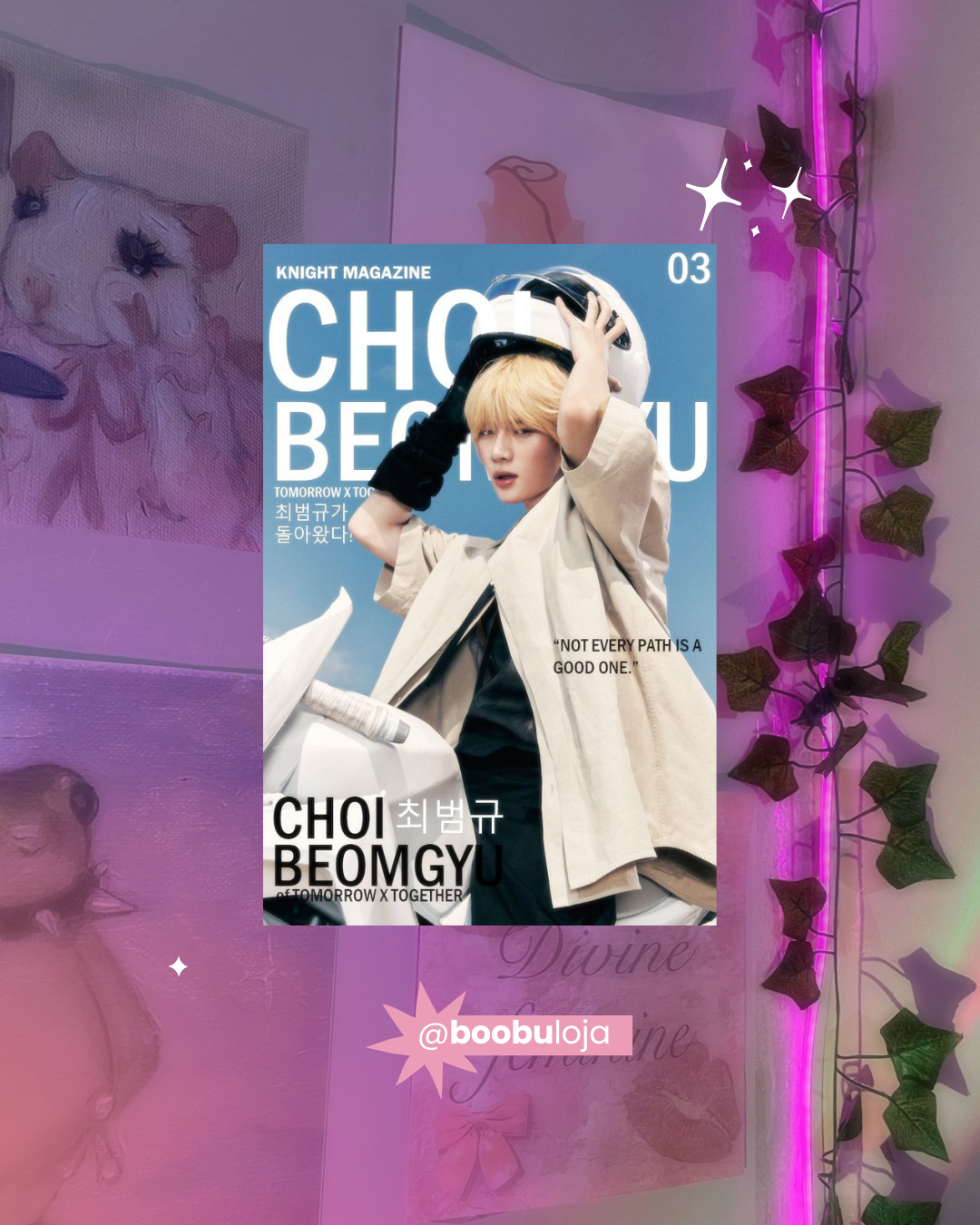 Placa Beomgyu moto