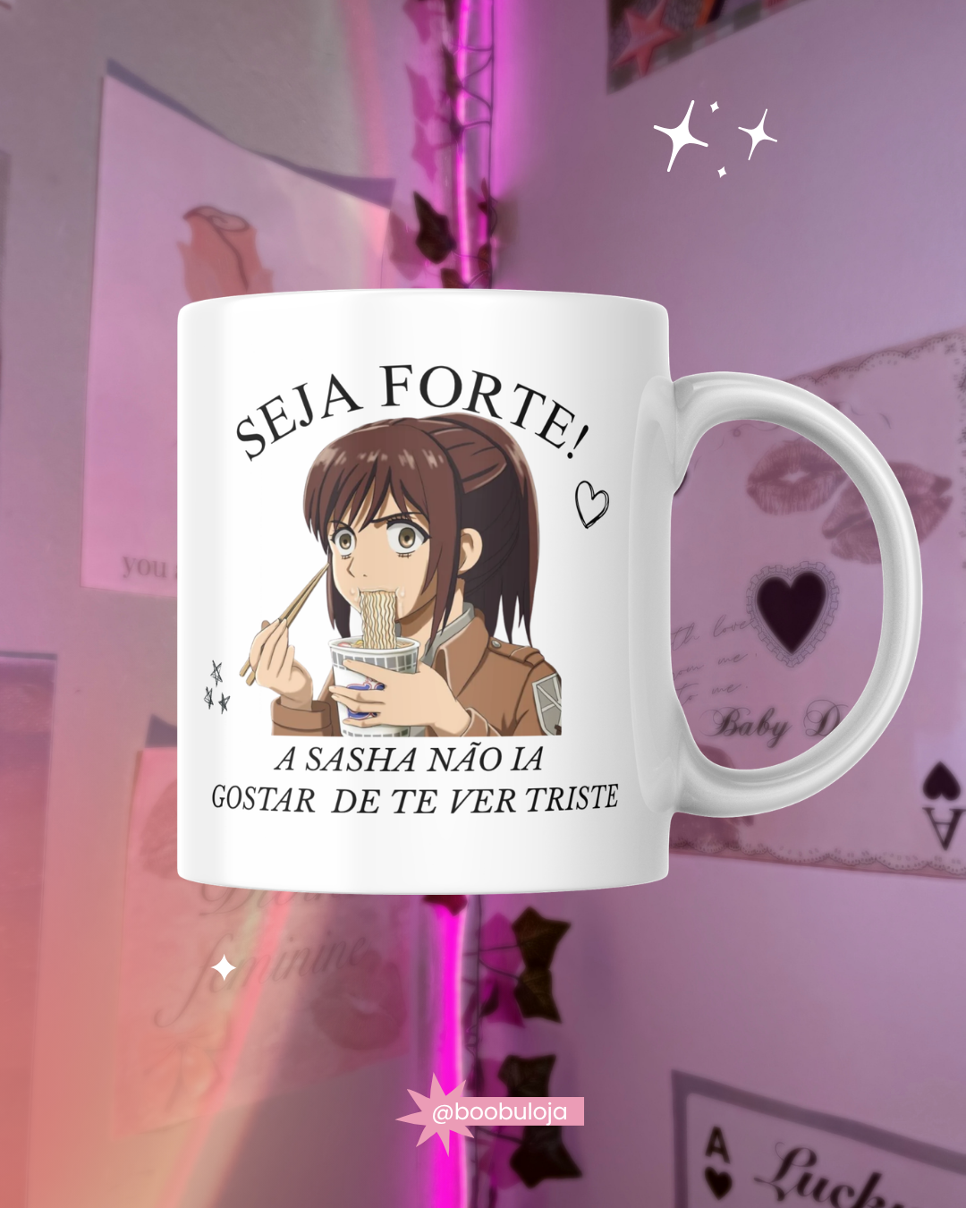 Motivacional ATTACK ON TITAN caneca