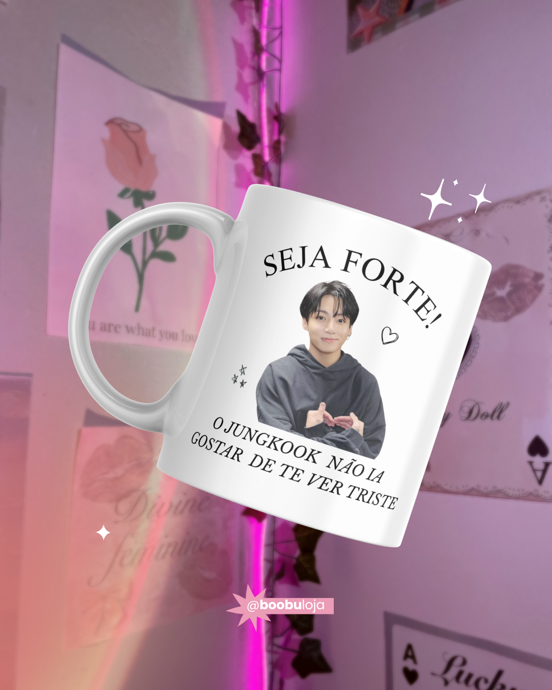 Caneca motivacional KPOP