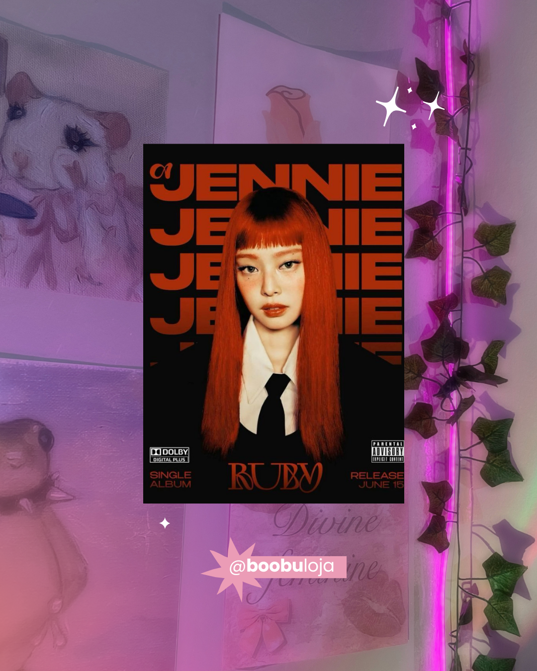 Placa Ruby Jennie