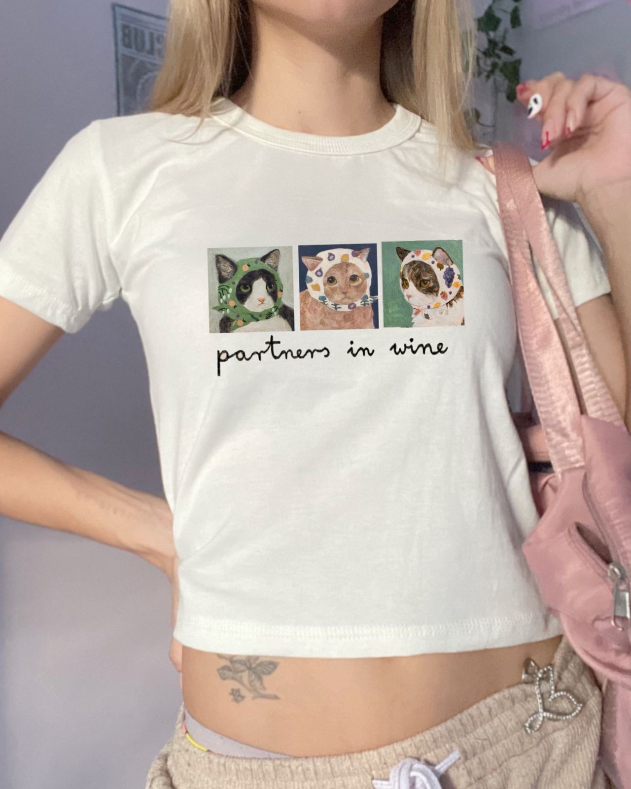 Gatinhos Trio Baby Tee