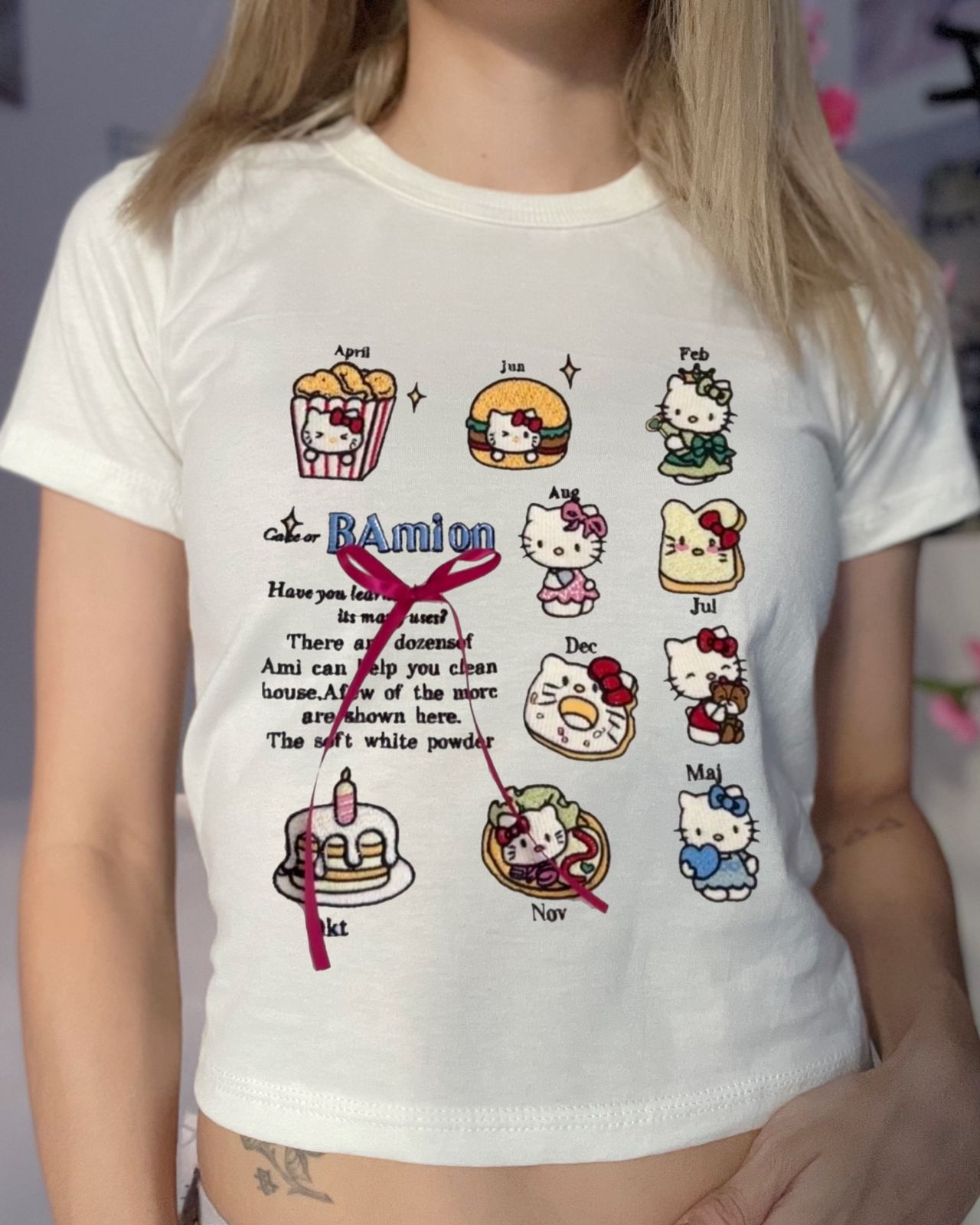 Hello Kitty Calendar Baby Tee