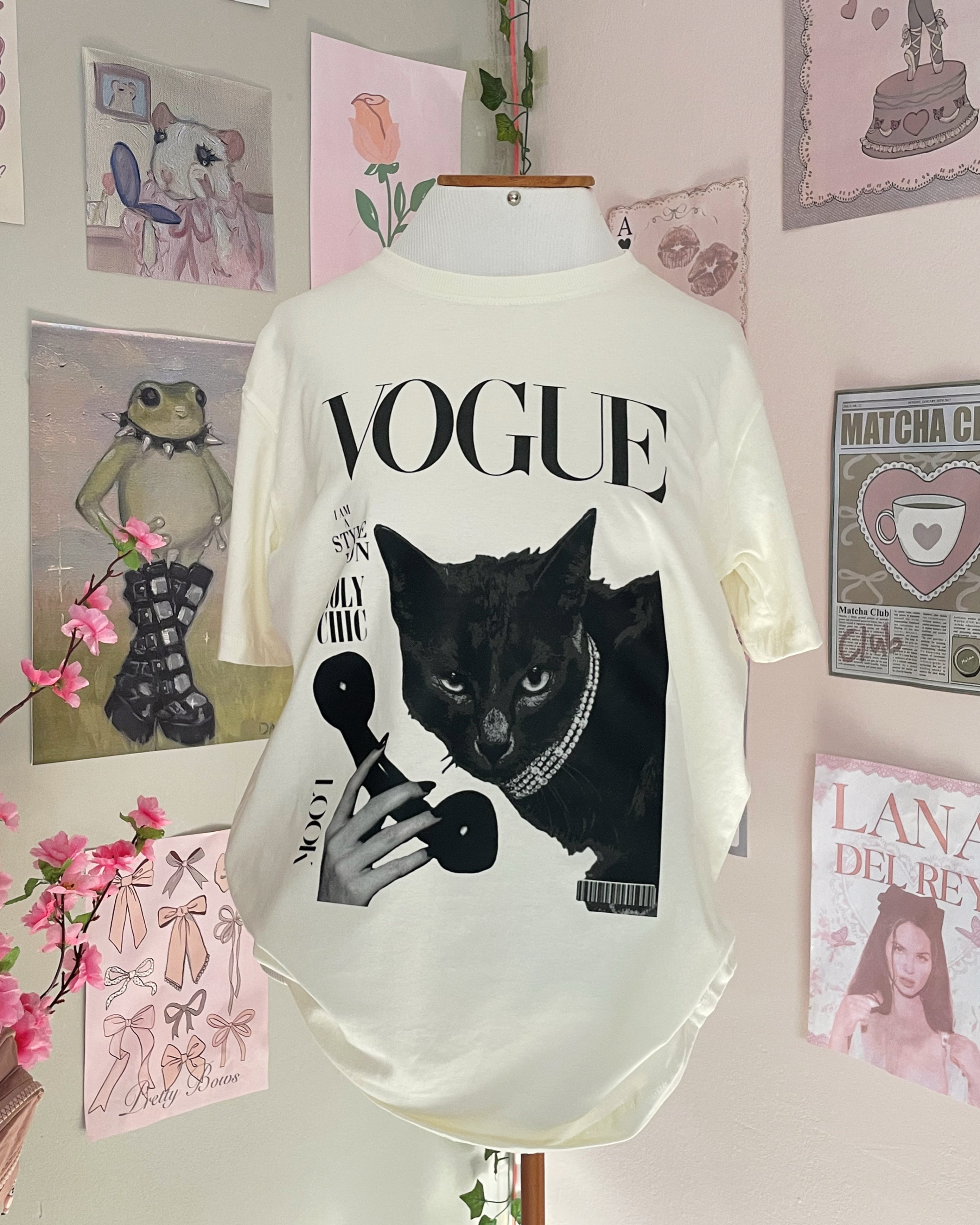 Vogue gato preto Tradicional