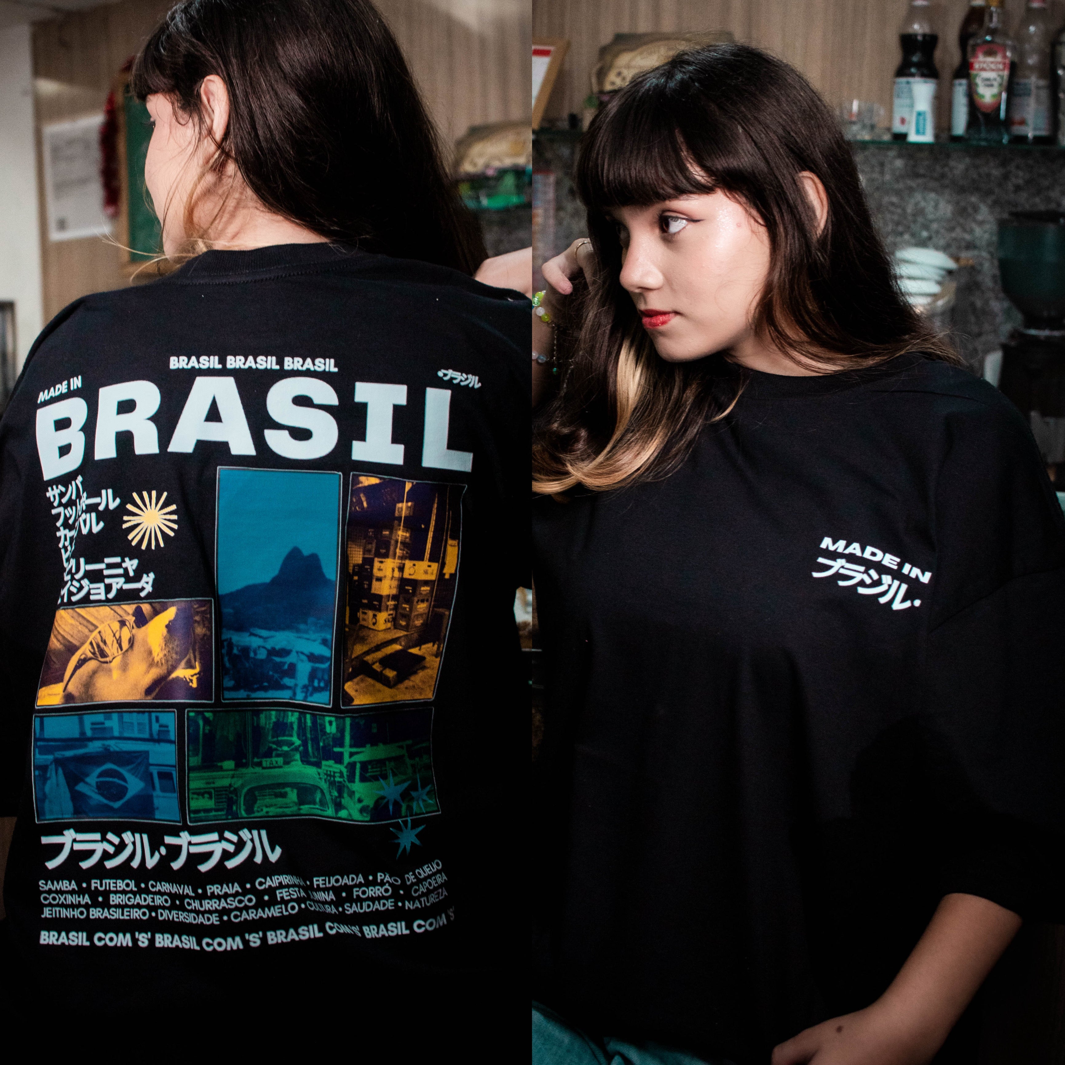 Camisa BRASIL boobu Oversized