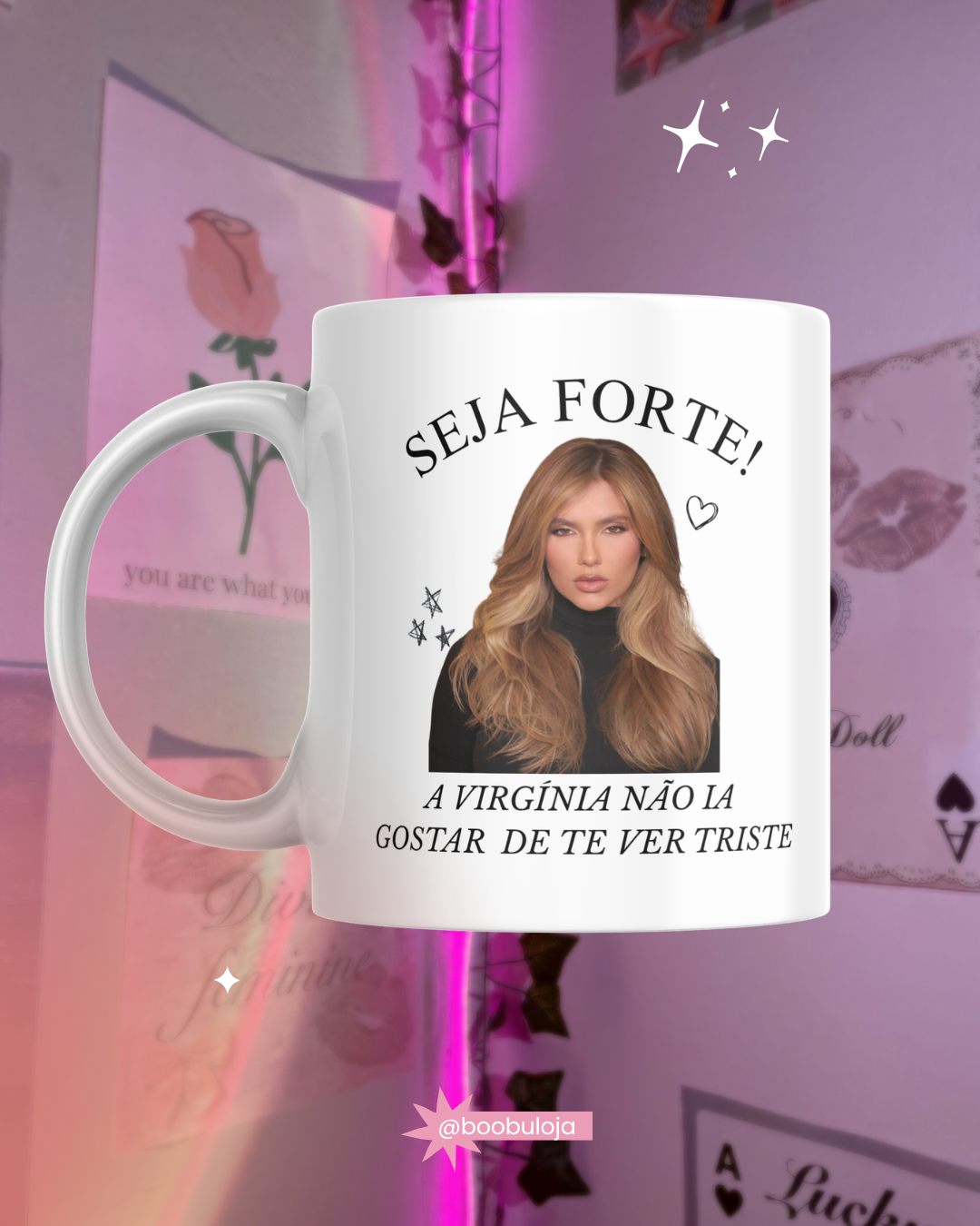 Caneca motivacional Virgínia