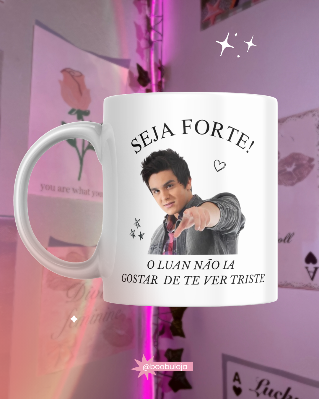 Caneca motivacional Luan santana
