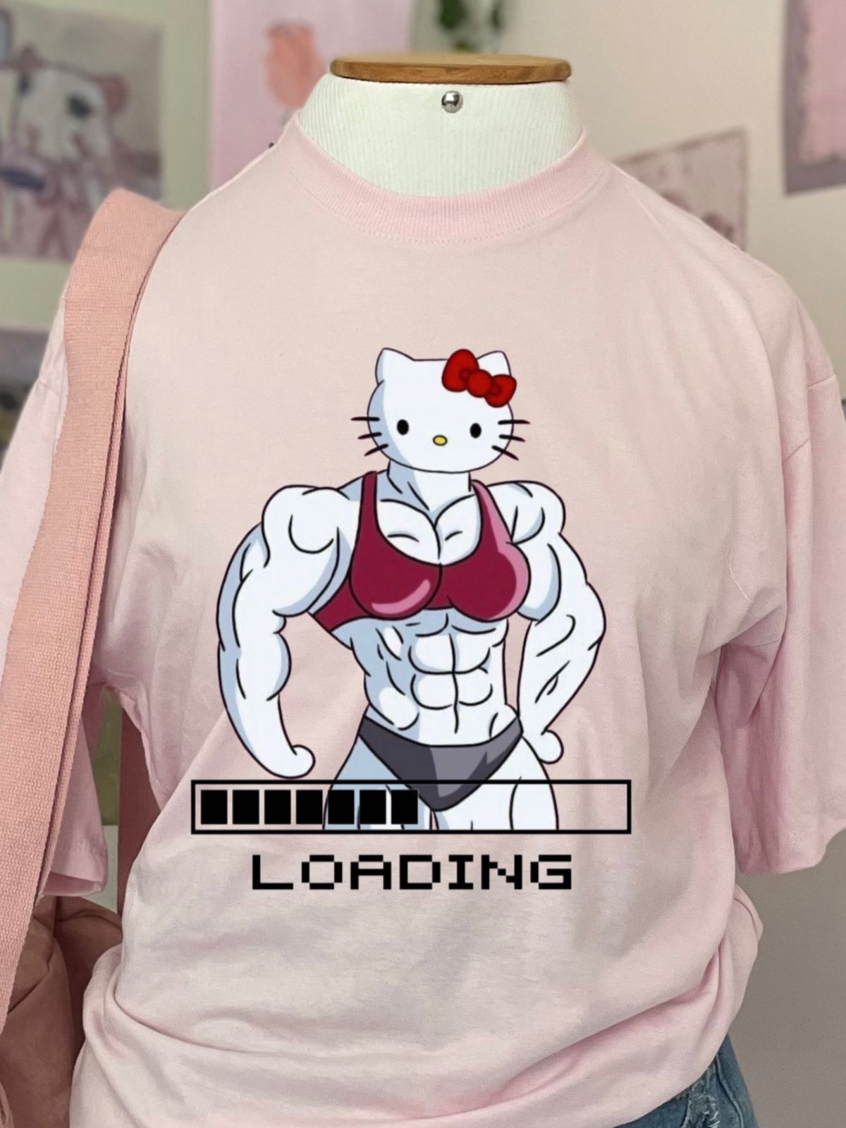 Hello Kitty maromba oversized rosa