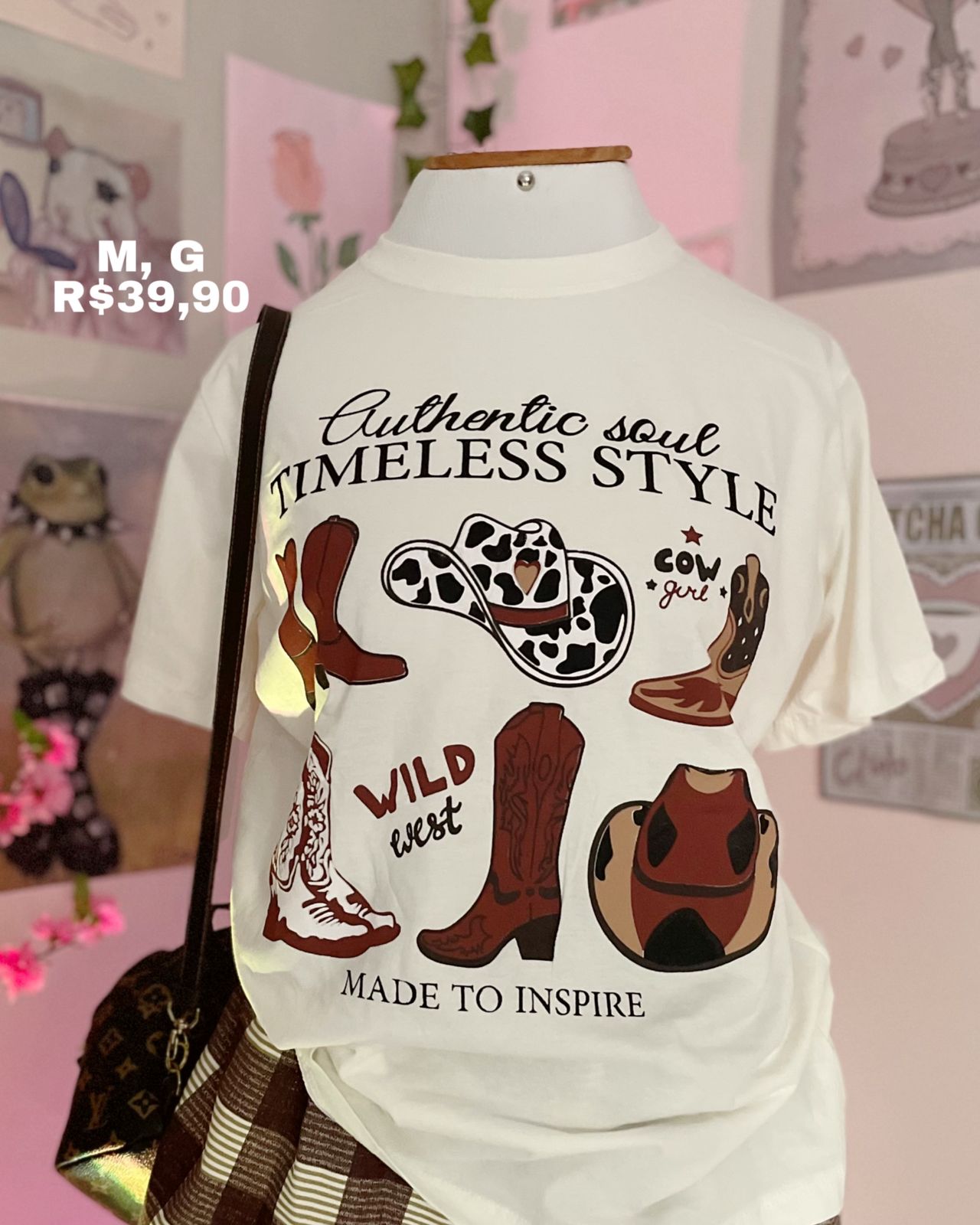 Country T-SHIRT BABY LOOK