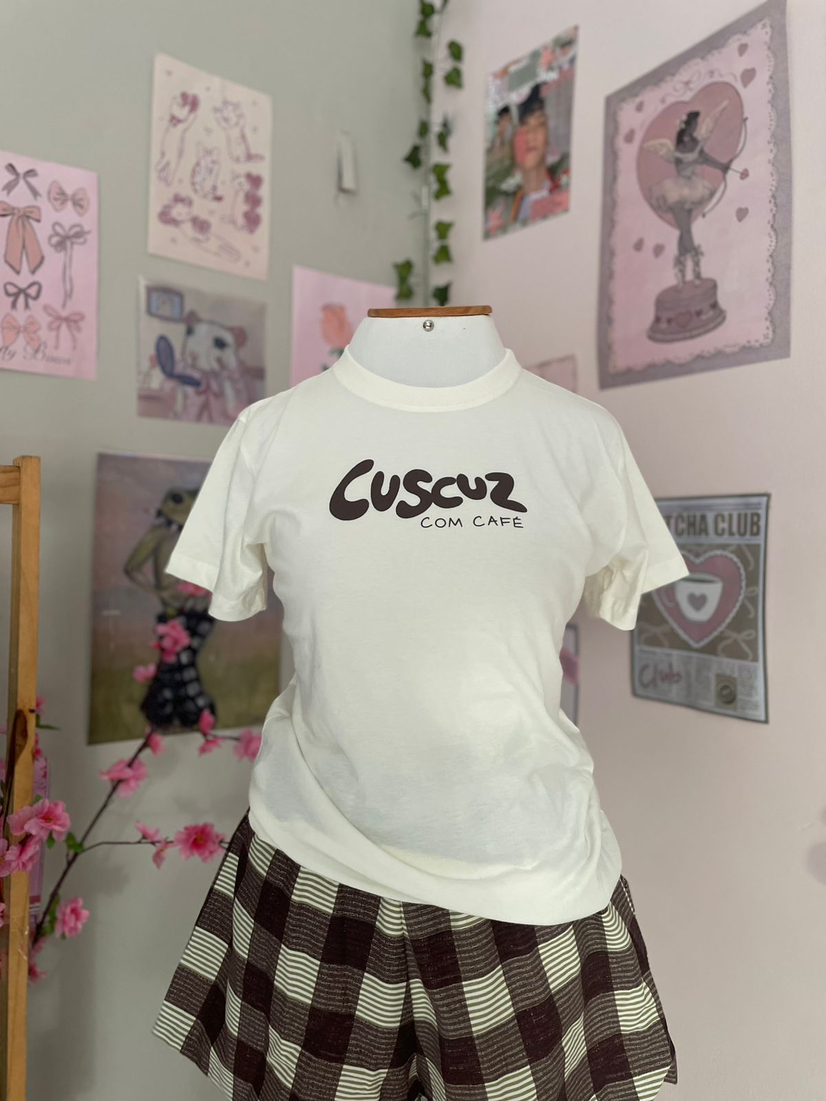 Cuscuz com Cafe T-Shirt babylook