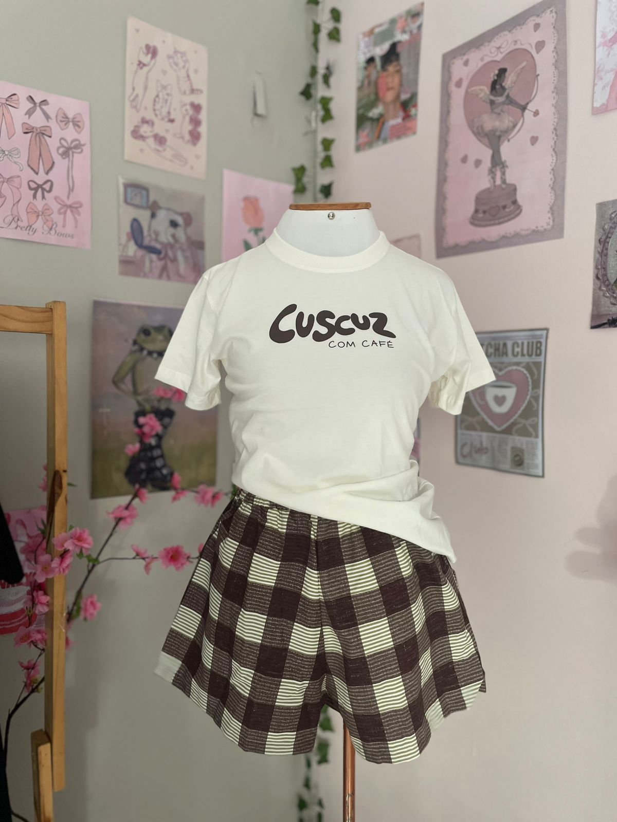 Cuscuz com Cafe T-Shirt babylook