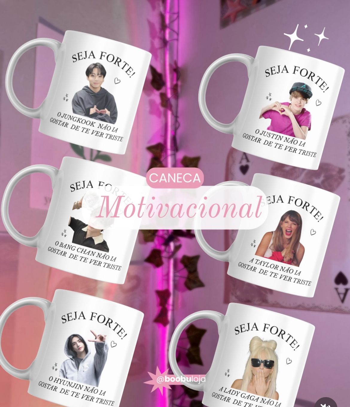 Caneca motivacional POP