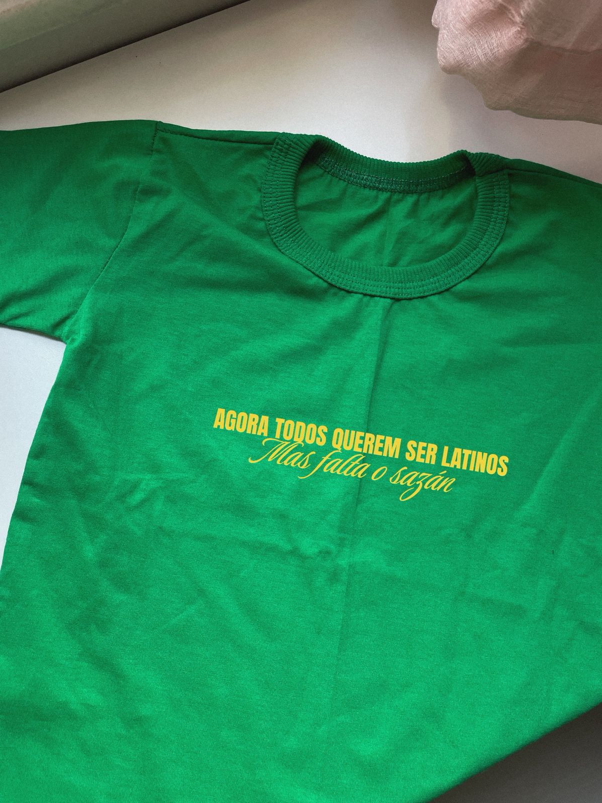 Agora todos querem ser latinos baby tee