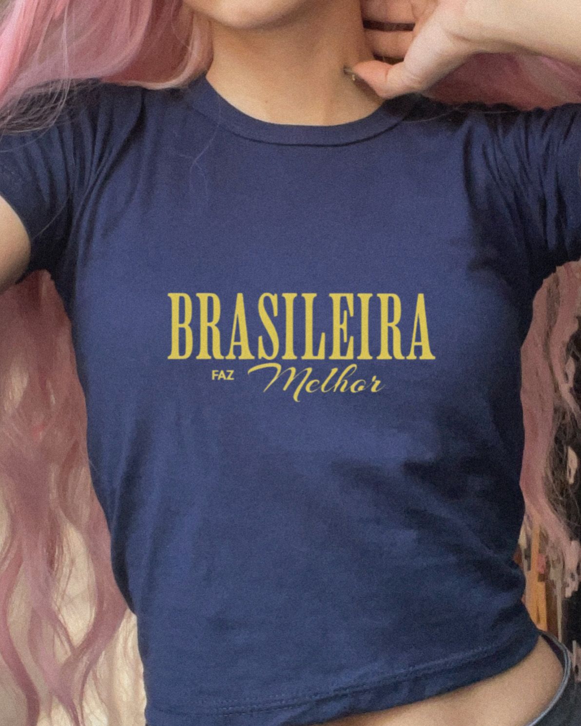 Brasileira faz melhor baby tee