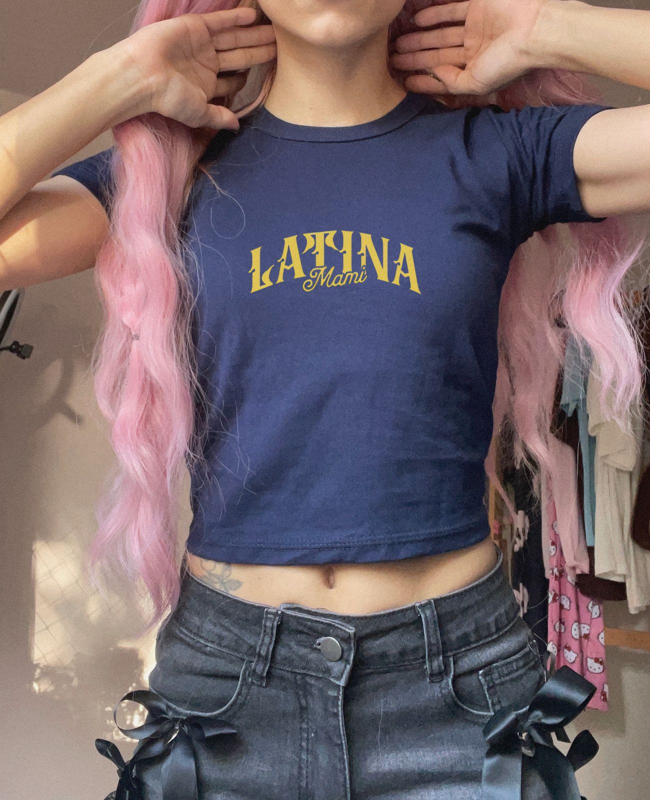 Latina mami baby tee