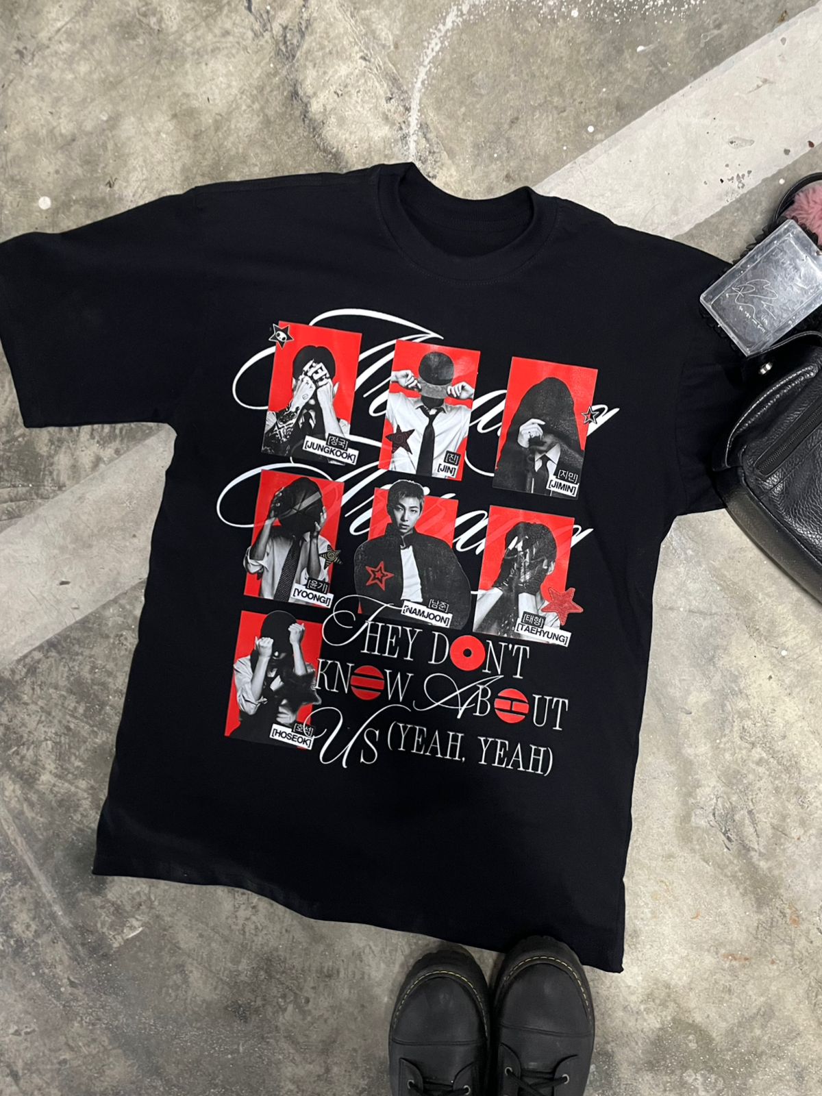 Camisa BTS oversized