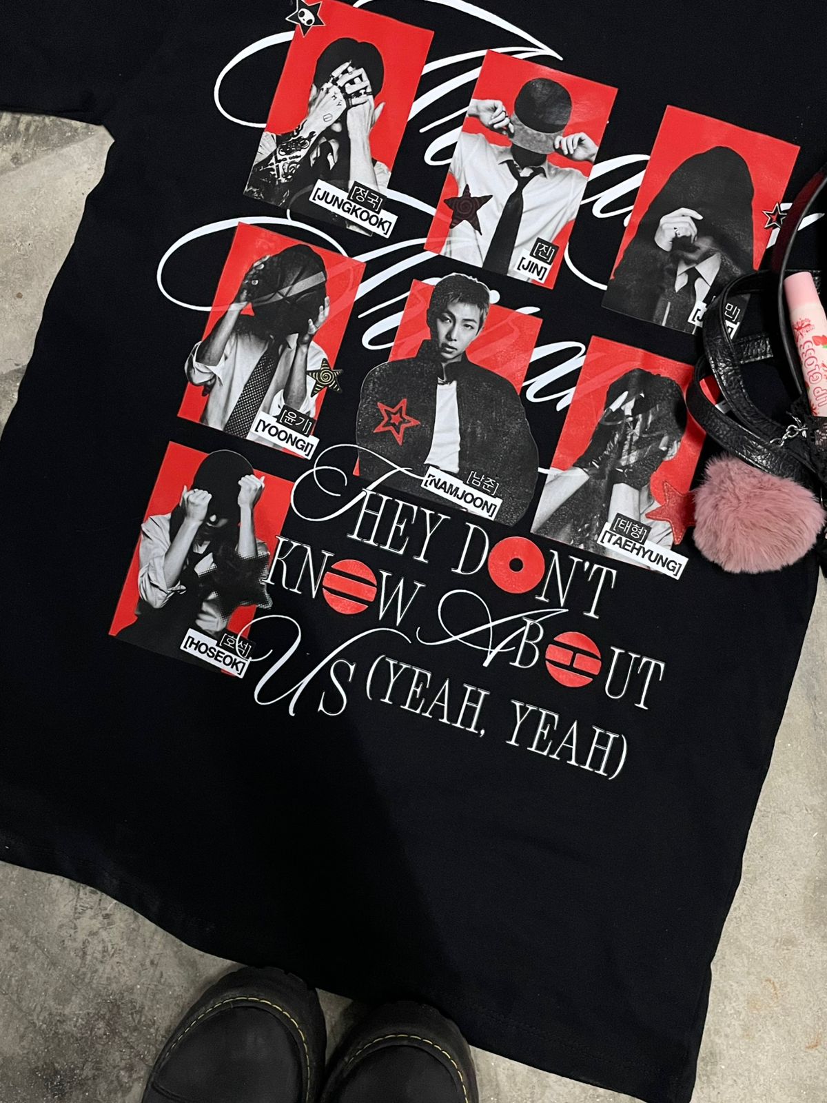 Camisa BTS oversized
