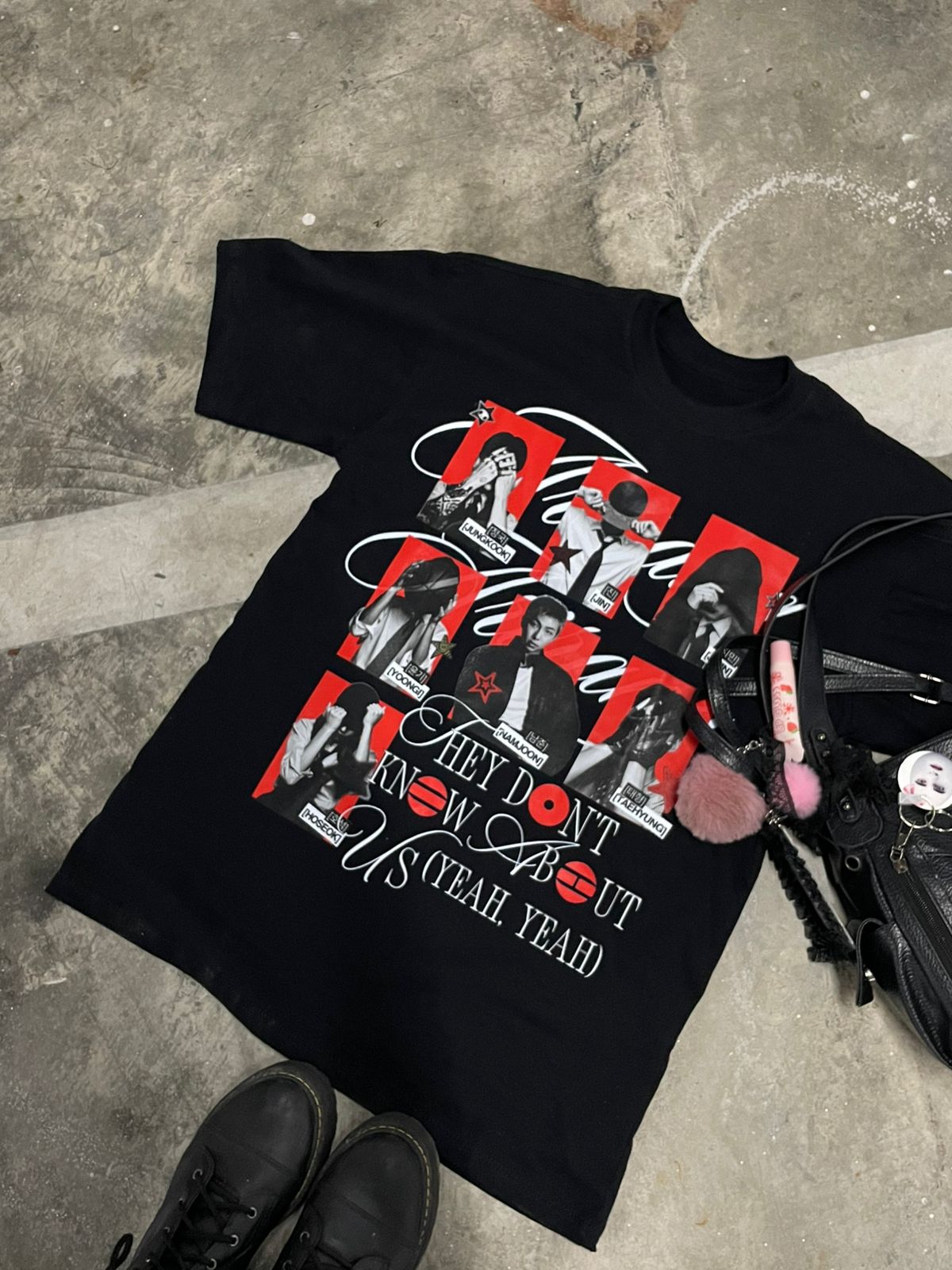 Camisa BTS oversized