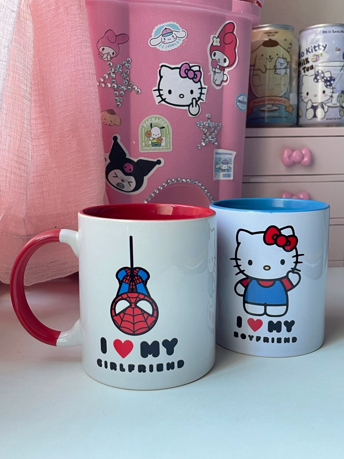 KIT caneca Hello  + Miranha