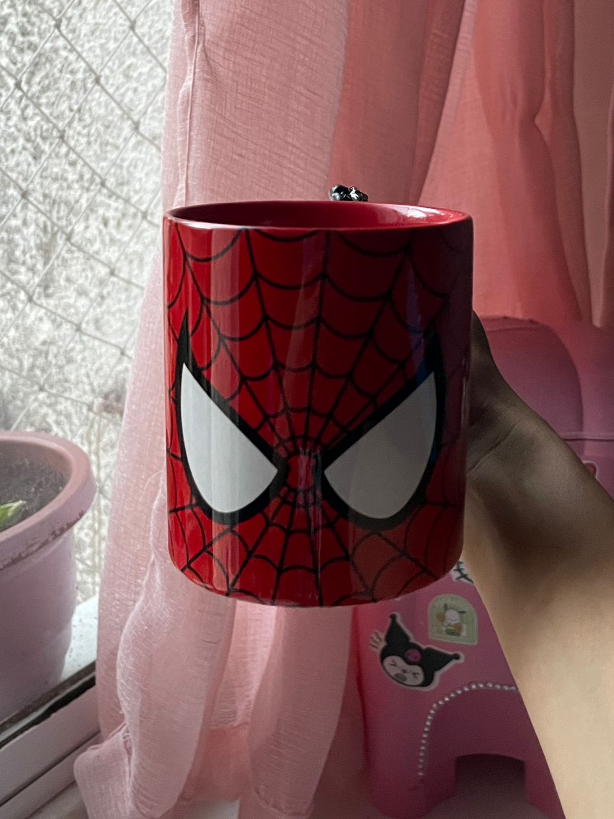 Caneca spider vermelha
