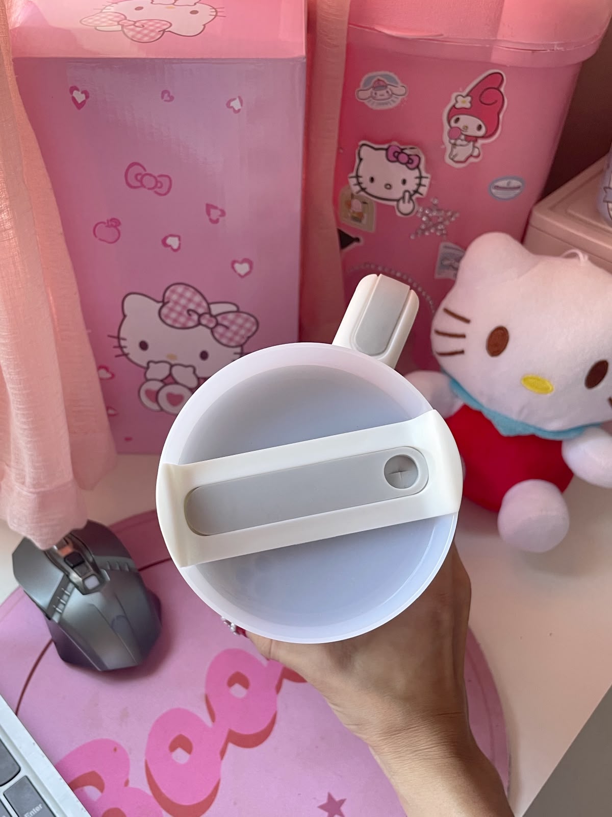Copo garrafa Térmico hello kitty chocolate