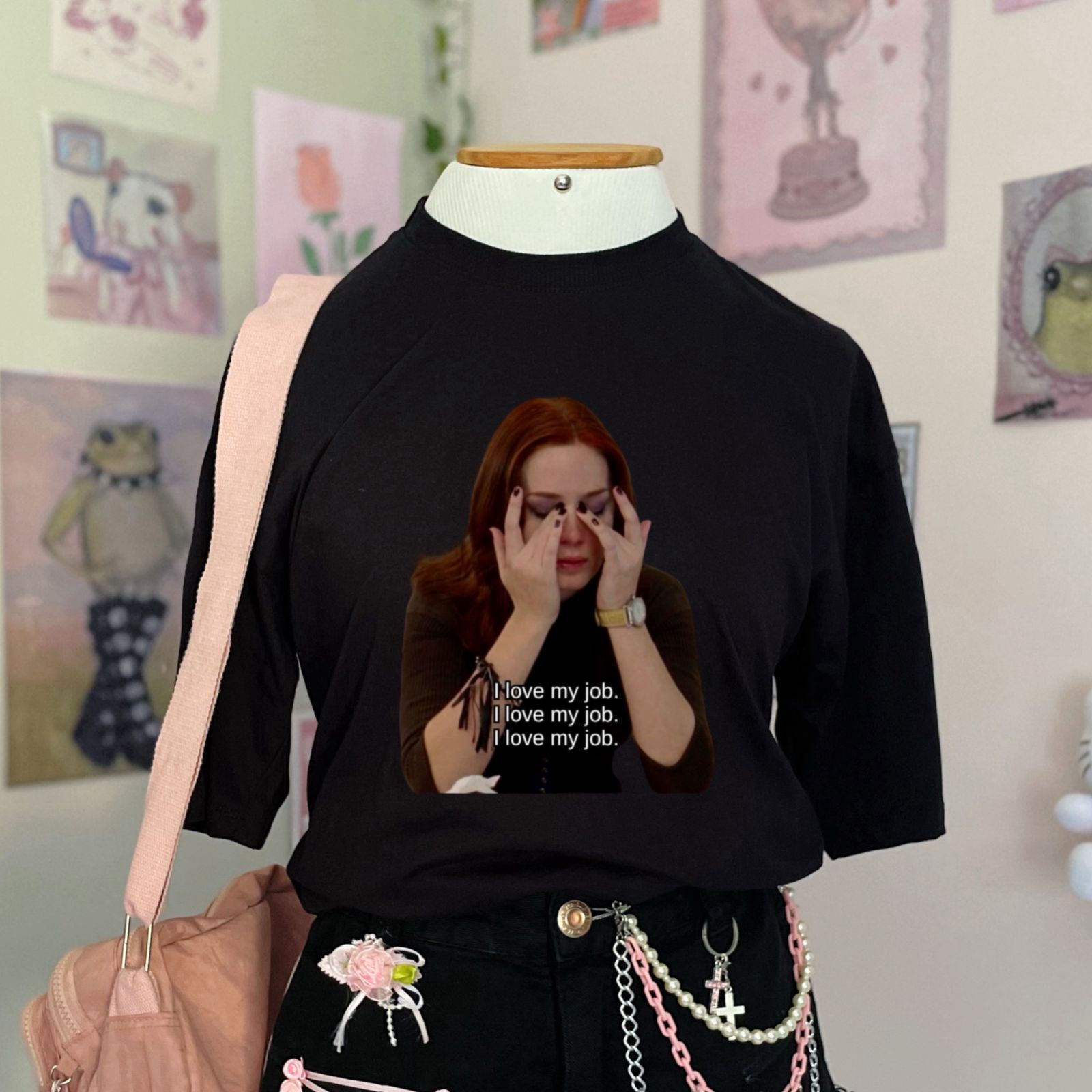 Oversized I love my job