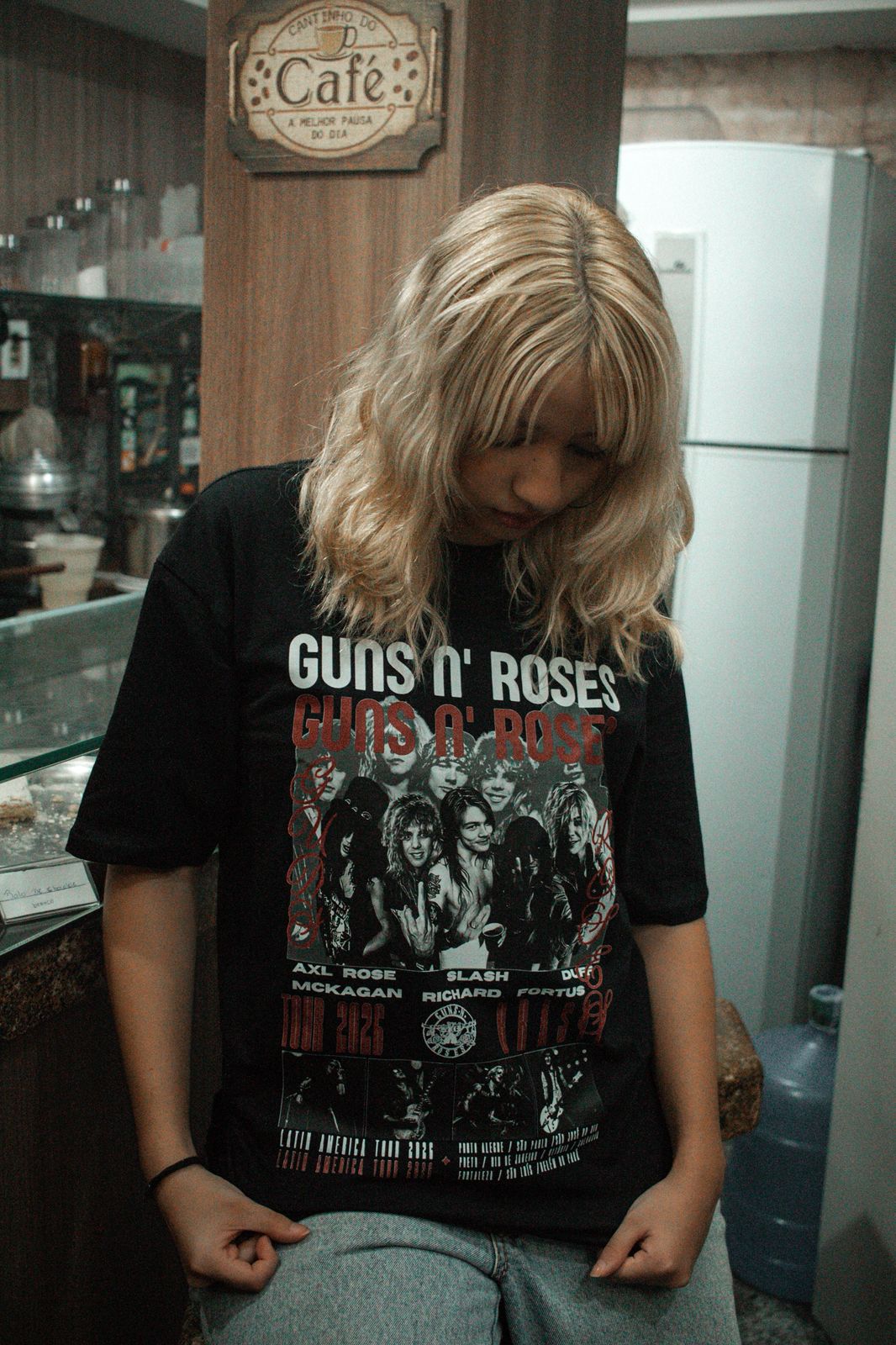 Camisa Guns n' Roses Oversized