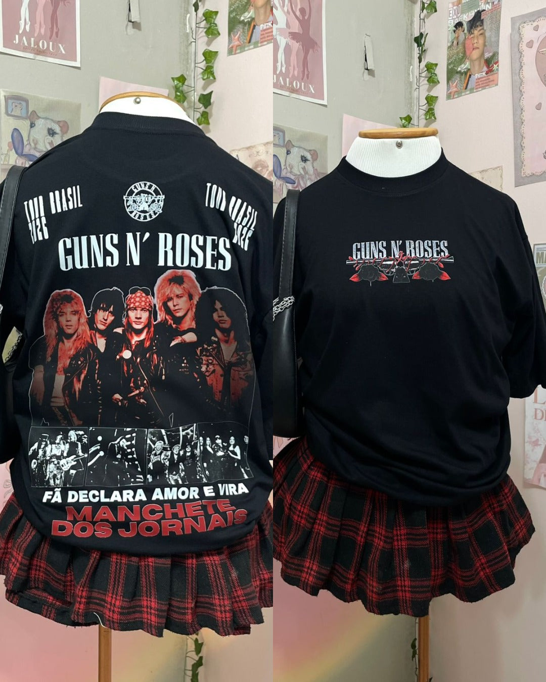 Guns x manchete de jornais oversized