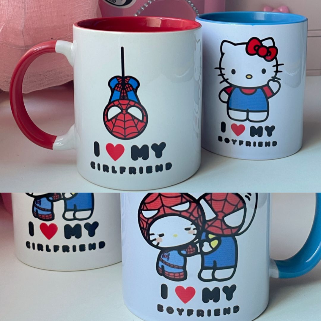 KIT caneca Hello  + Miranha