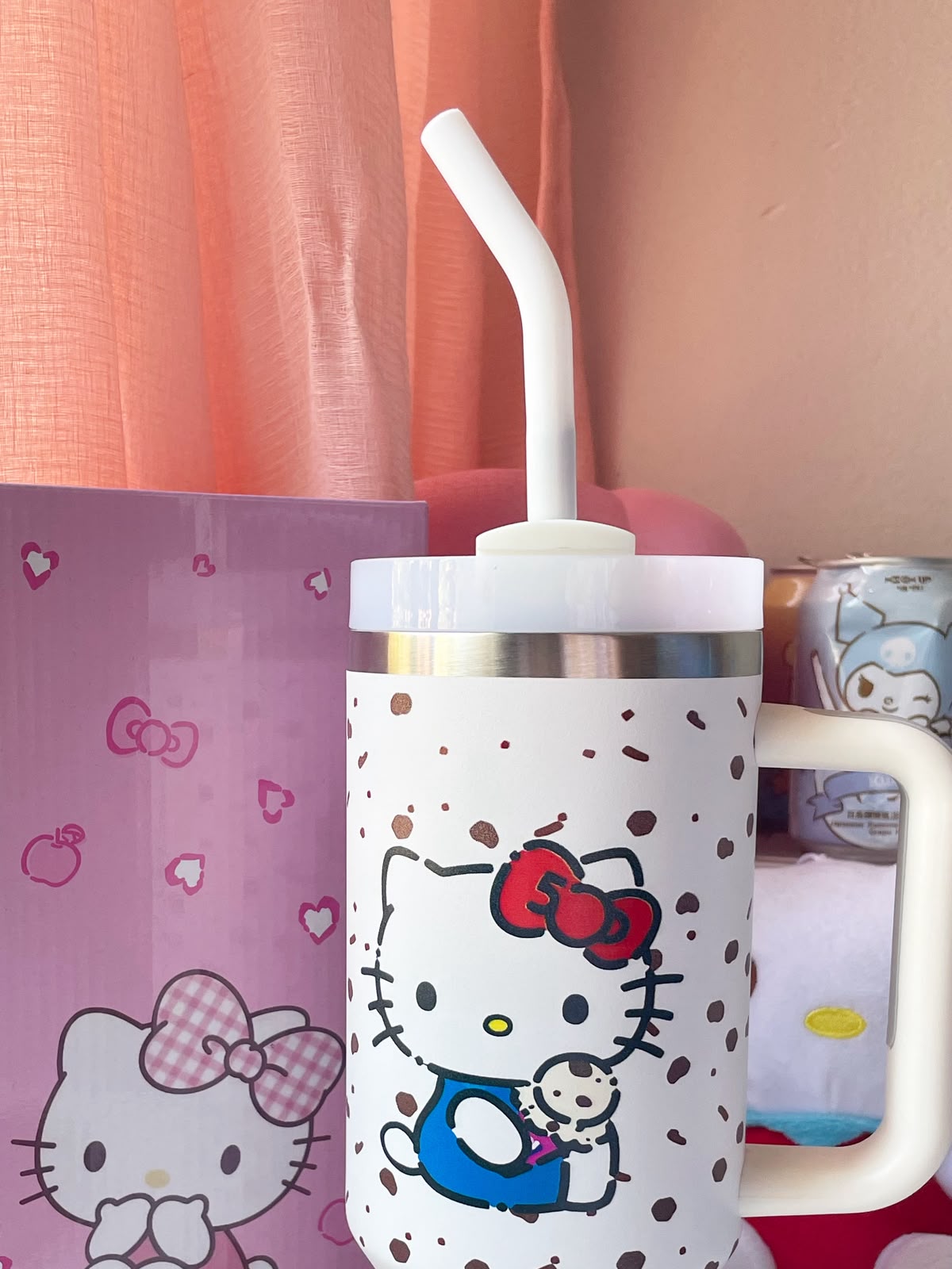 Copo garrafa Térmico hello kitty chocolate