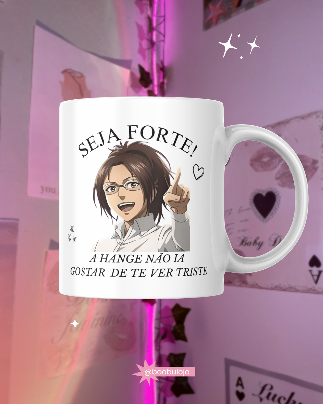 Motivacional ATTACK ON TITAN caneca