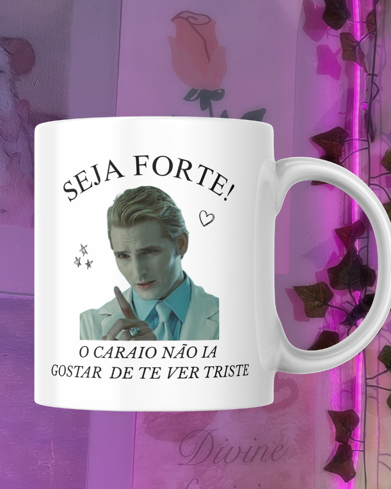 Caneca motivacional Caraio