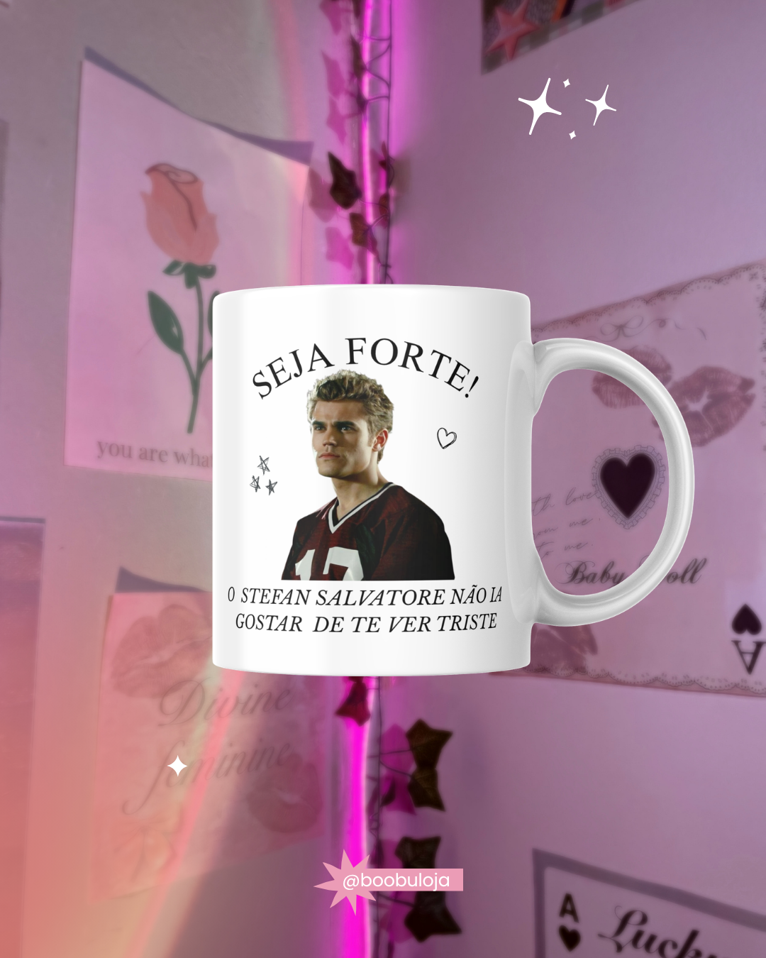 Caneca Diários de um Vampiro Motivacional