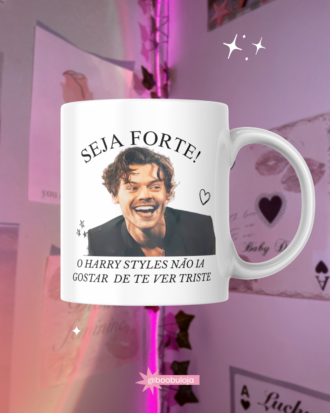 Caneca motivacional HARRY STYLES