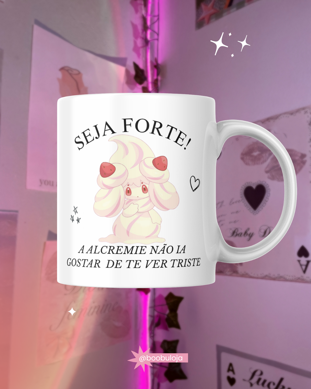 Caneca motivacional alcremie