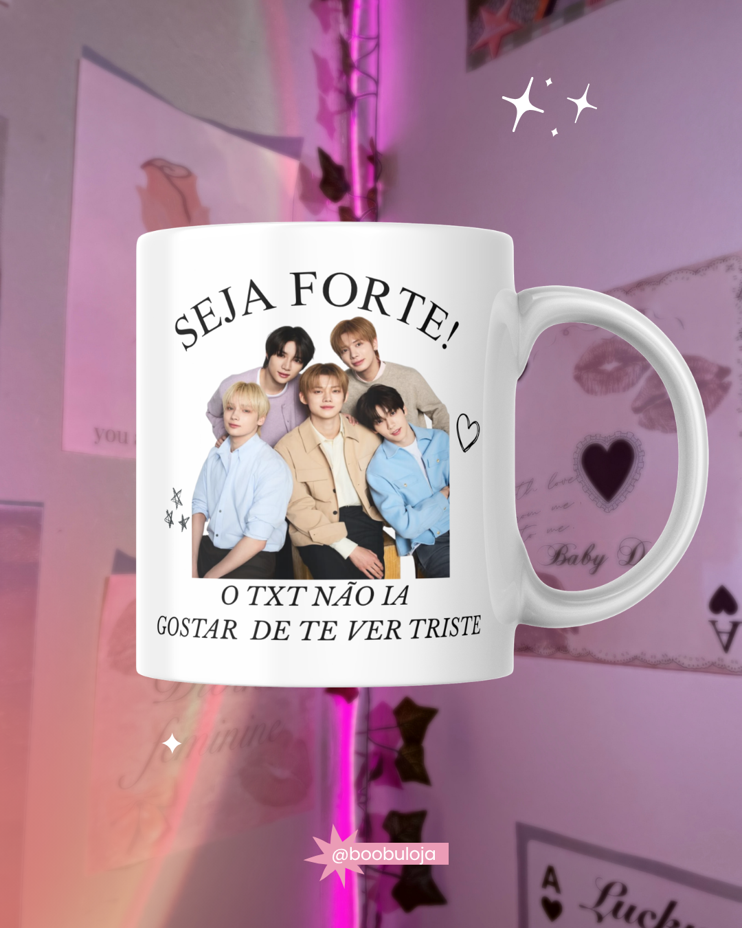 Caneca motivacional TXT