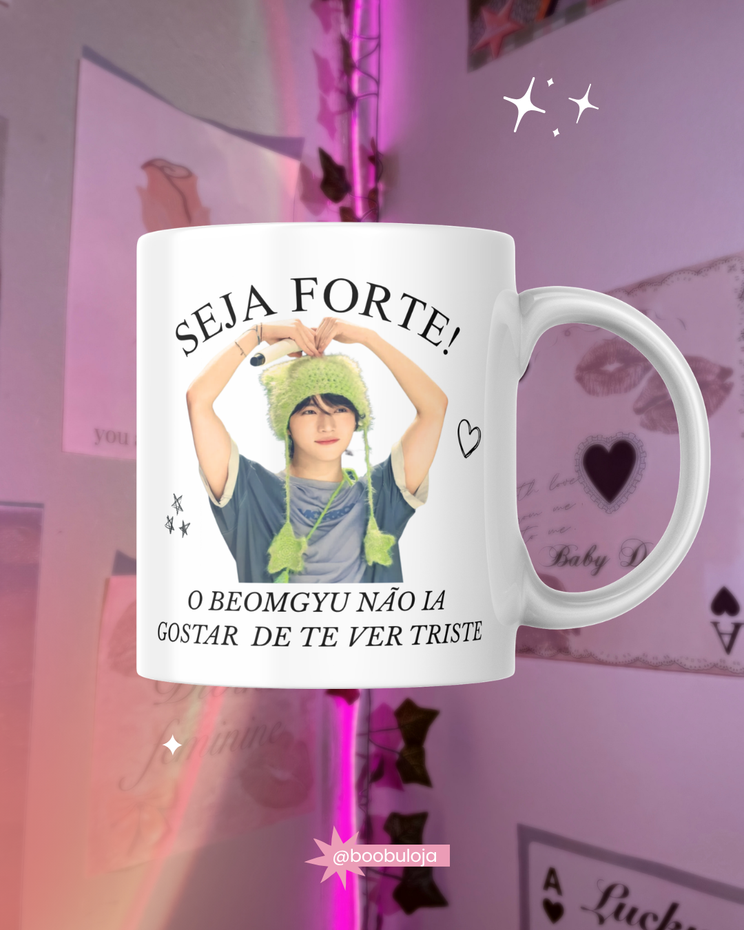Caneca motivacional beomgyu