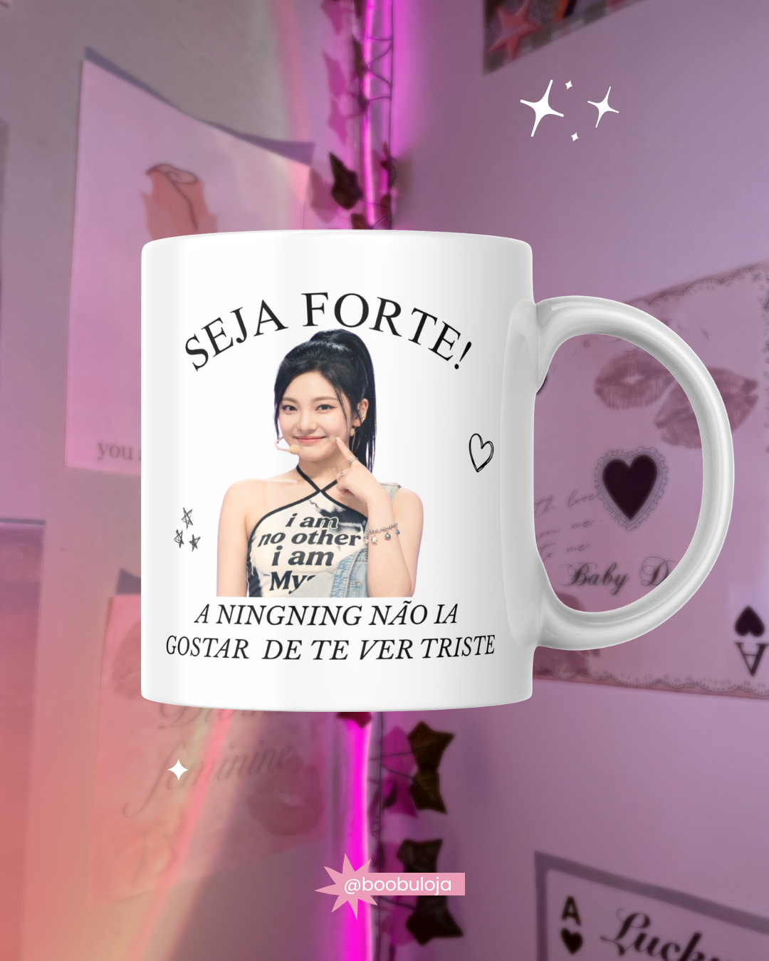 Caneca motivacional ningning