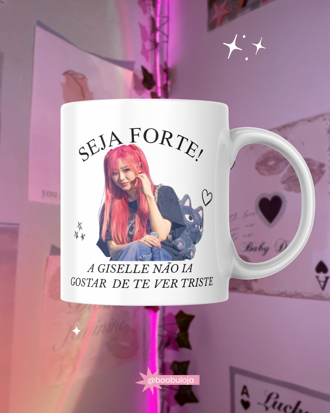 Caneca motivacional giselle